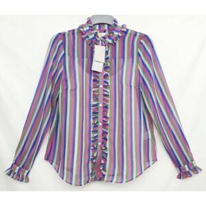 NWT Boden Striped Long Sleeve Top Womens Size 8